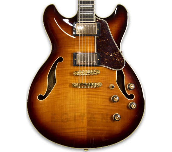 B-stock guitares à caisse creuse Ibanez AS93FM-VLS Stock B